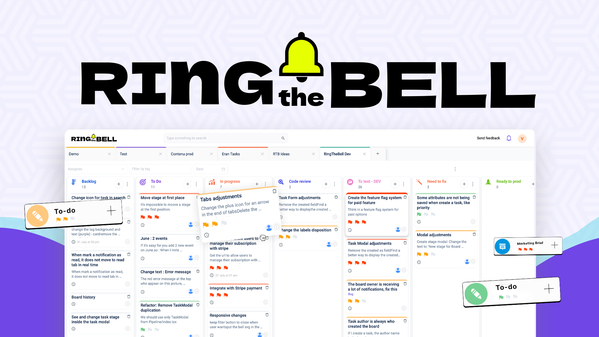 Virtual assistant tool ringthebell