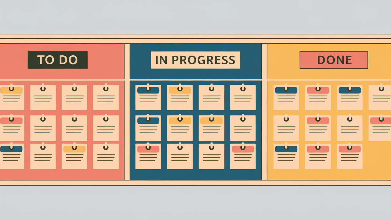 Estrutura Básica de um Quadro Kanban